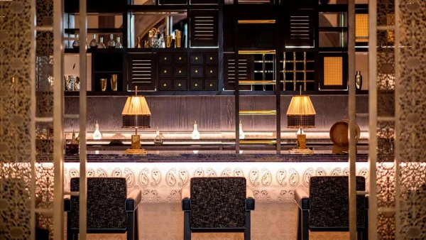 Jamavar restaurant bar at Sheraton Doha