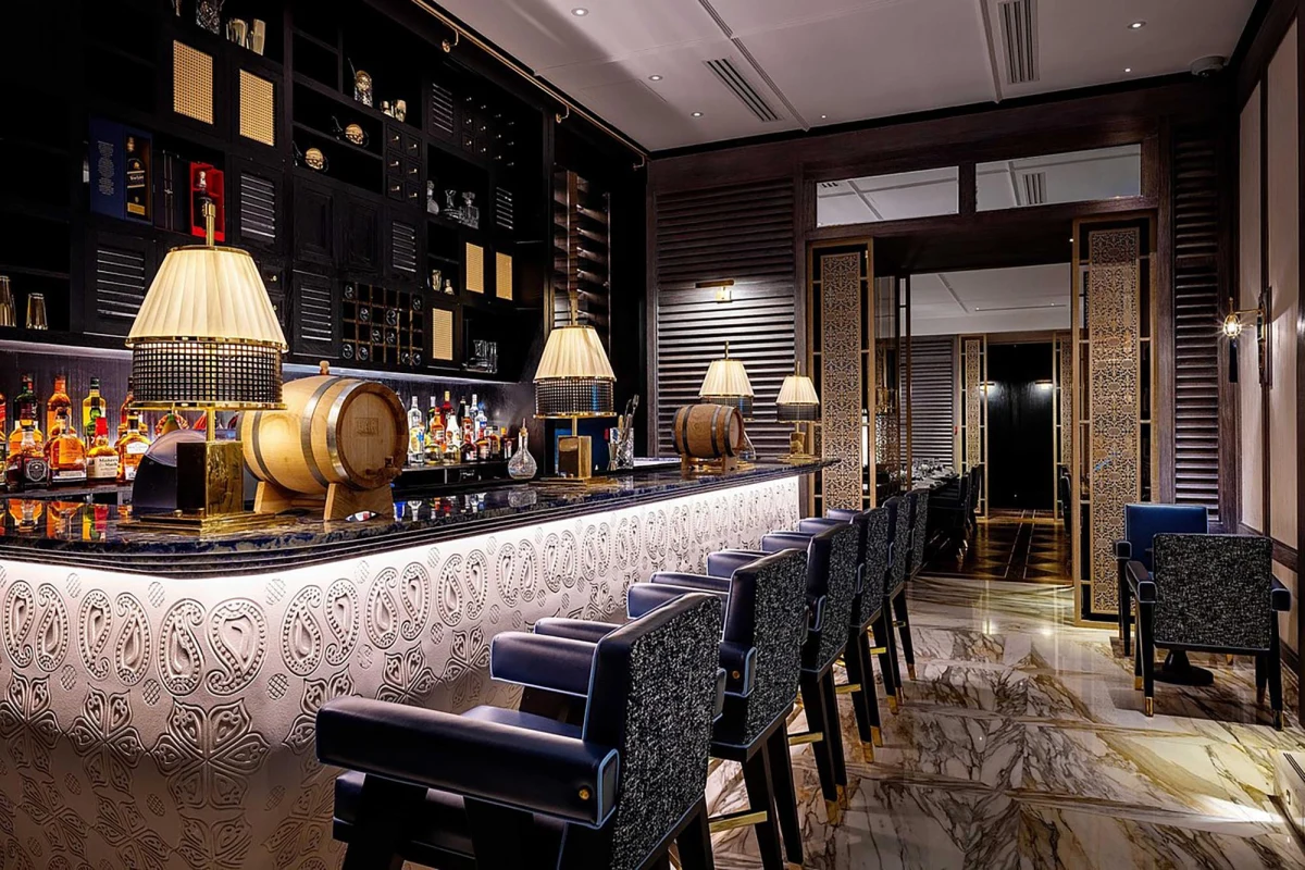 Jamavar-restaurant-02-sheraton-doha-hotel-interior-design-wdca Jamavar restaurant bar at Sheraton Doha