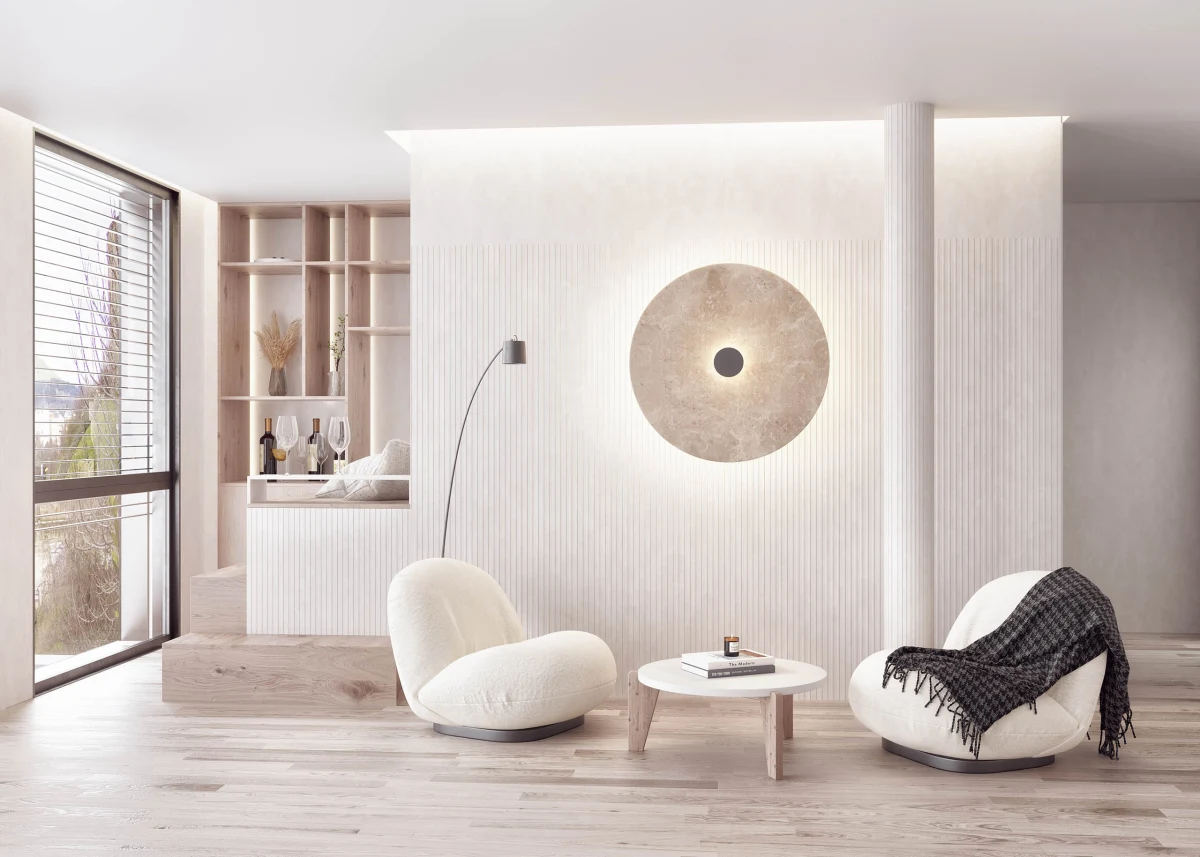 P1_Salón zona chillout op2 Casa JR reading nook with sculptural chairs